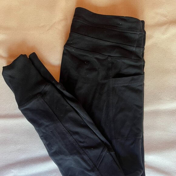 Athleta Leggings Women’s Black Excursion Hybrid Tight Joggers - SMALL - Picture 5 of 10
